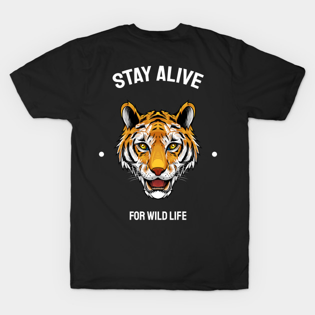 Stay Alive for Wild Life | Tiger Illustration by hazamaxx7